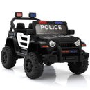 12V Battery-Powered Police Jeep Ride-On Car with 2.4G Remote Control Magic Cars 1