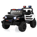12V Battery-Powered Police Jeep Ride-On Car with 2.4G Remote Control Magic Cars 2