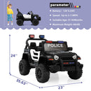 12V Battery-Powered Police Jeep Ride-On Car with 2.4G Remote Control Magic Cars 8