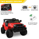 12V Electric Ride-On Truck for Kids with Power Wheels, LED Lights, and Openable Doors Magic Cars 4