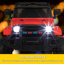 12V Electric Ride-On Truck for Kids with Power Wheels, LED Lights, and Openable Doors Magic Cars 6