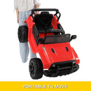 12V Electric Ride-On Truck for Kids with Power Wheels, LED Lights, and Openable Doors Magic Cars 7