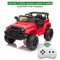 12V Electric Ride-On Truck for Kids with Power Wheels, LED Lights, and Openable Doors Magic Cars Variant 0