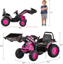 12V Powered Ride-On Bulldozer Toy Construction Vehicle with Remote Control for Kids Magic Cars 6
