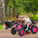 12V Powered Ride-On Bulldozer Toy Construction Vehicle with Remote Control for Kids Magic Cars 8