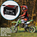 7Ah 12V Razor Ride-On Toy Battery Replacement Kit with Harness Magic Cars 5