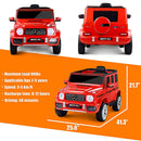 12V Electric RC Ride-On Car for Kids 1:4 Scale Red Mercedes AMG G63 Magic Cars 10