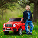 12V Electric RC Ride-On Car for Kids 1:4 Scale Red Mercedes AMG G63 Magic Cars 15