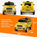 12V Electric RC Ride-On Car for Kids 1:4 Scale Red Mercedes AMG G63 Magic Cars 1