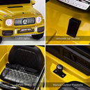 12V Electric RC Ride-On Car for Kids 1:4 Scale Red Mercedes AMG G63 Magic Cars 3
