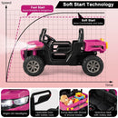 12V Rechargeable Battery 2-Seater Kids Ride-On Dump Truck with Dump Bed and Shovel Magic Cars 7