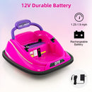 12V Rechargeable Battery Kids Ride-On Bumper Car Toy with Remote Control Magic Cars 1