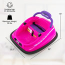 12V Rechargeable Battery Kids Ride-On Bumper Car Toy with Remote Control Magic Cars 2