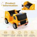 12V Electric Ride-On Recycling Garbage Truck Toy with Remote Control and Accessories Magic Cars 1
