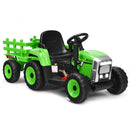 12V Remote Control Kids Ride-On Tractor with Detachable Trailer, Lights, and MP3 Music Magic Cars 1