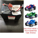12V Replacement Battery with Red Clip for Kids Trax Spiderman Hulk Dune Buggy Ride-On Toy Magic Cars 0