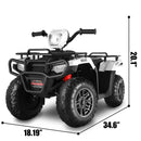 12V Electric Ride-On ATV for Kids Off-Road 4-Wheeler Quad with Remote Control Magic Cars 1
