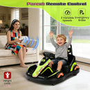 12V Bumper Car for Toddlers 1-3 Years with Parental Remote and 3 Speed Options Magic Cars 2