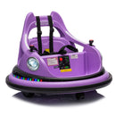 12V Electric Ride-On Bumper Car for Kids with Remote Control Purple Magic Cars 12
