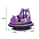 12V Electric Ride-On Bumper Car for Kids with Remote Control Purple Magic Cars 17