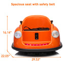 12V Ride-On Bumper Car with Remote Control, 2-Speed Electric Toy Featuring 360-Degree Spin Magic Cars 5
