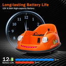 12V Ride-On Bumper Car with Remote Control, 2-Speed Electric Toy Featuring 360-Degree Spin Magic Cars 9