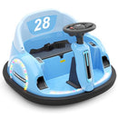 12V Ride On Bumper Car for Toddlers - Blue - Image 2