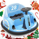 12V Ride On Bumper Car for Toddlers - Blue - Image 4