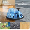 12V Ride On Bumper Car for Toddlers - Blue - Image 7