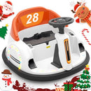 12V Ride On Bumper Car for Toddlers - Orange - Image 5
