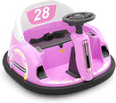 12V Ride On Bumper Car for Toddlers - Pink - Image 1