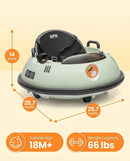 Electric Bumper Car with Remote Control, LED Lights, and Music Magic Cars 3