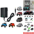 12V Battery Charger for Ride On Cars with 1000mA, Barrel Plug, and Overcharge Protection LED Magic Cars Variant 0