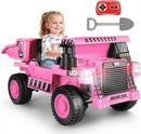 12V Ride-On Electric Dump Truck for Kids with Remote Control and Music Magic Cars 1