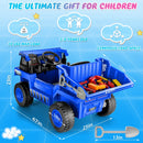 12V Electric Ride-On Dump Truck for Kids with Remote Control and Functional Dump Bed Magic Cars 14