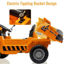 12V Electric Ride-On Dump Truck with Functional Dump Bed for Kids Magic Cars 27