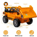 12V Electric Ride-On Dump Truck with Functional Dump Bed for Kids Magic Cars 28