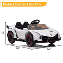 12V Electric Lamborghini Veneno Ride-On Car for Children Aged 3-6 Magic Cars 3