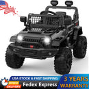 12V Electric Ride-On Truck Toy for Kids with LED Lights and Remote Control Magic Cars 24