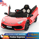 12V Battery-Powered Kids Electric Ride-On Car with LED Headlights and Hydraulic Doors Magic Cars 7