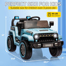 12V Battery-Powered Electric Ride-On Car Truck for Kids with 3 Speeds and LED Lights Magic Cars 4