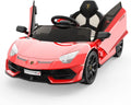 12V Electric Ride-On Land Rover for Kids - Red with Remote Control Magic Cars Variant 0