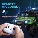 12V Green Ride-On Car and Truck with 4 Suspension Wheels Magic Cars 7