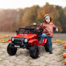 12V Red Ride-On Car and Truck with 4 Suspension Wheels Magic Cars Variant 0