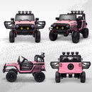 12V Pink Ride-On Car and Truck with Suspension Wheels Magic Cars 10