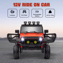 12V Red Ride-On Car and Truck with Suspension Wheels Magic Cars 4