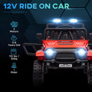 12V Red Ride-On UTV Truck with 4 Suspension Wheels Magic Cars 4