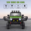 12V Ride-On UTV Car with Bluetooth and 4 Suspension Wheels Green Magic Cars 4
