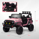 12V Pink Ride-On UTV Car with Bluetooth and 4 Suspension Wheels Magic Cars 2