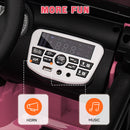 12V Pink Ride-On UTV Car with Bluetooth and 4 Suspension Wheels Magic Cars 9